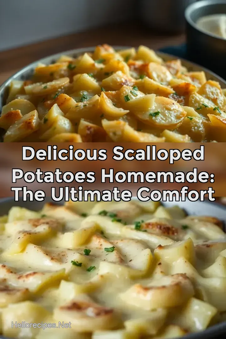 Delicious Scalloped Potatoes Homemade: The Ultimate Comfort