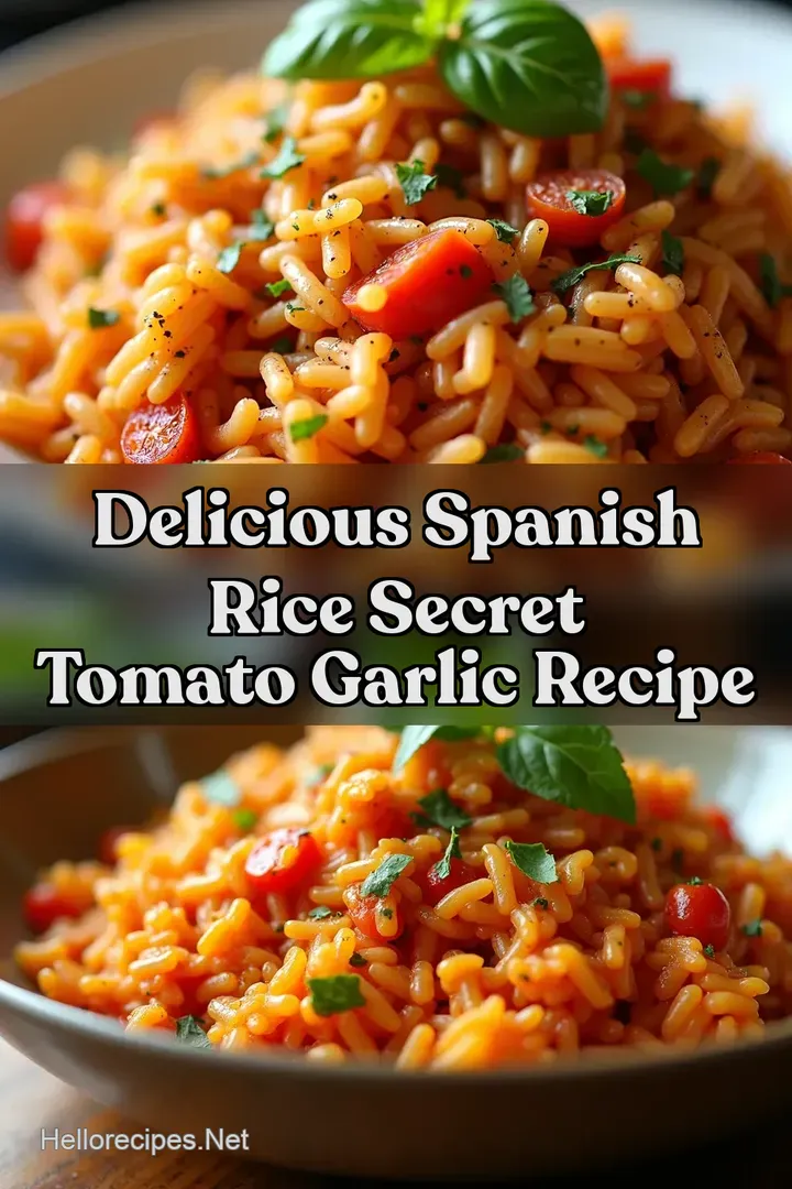 Delicious Spanish Rice Secret Tomato Garlic Recipe