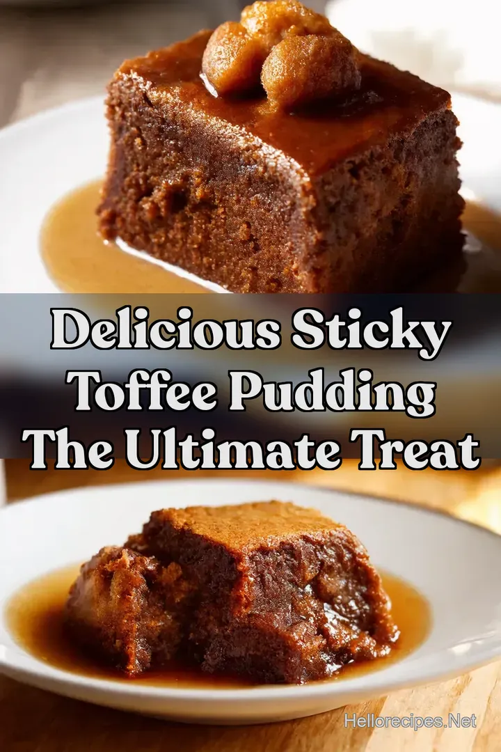 Delicious Sticky Toffee Pudding The Ultimate Treat
