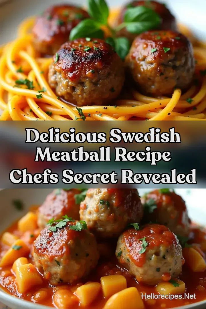 Delicious Swedish Meatball Recipe Chefs Secret Revealed
