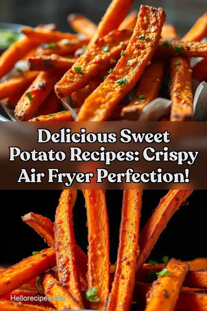 Delicious Sweet Potato Recipes: Crispy Air Fryer Perfection!