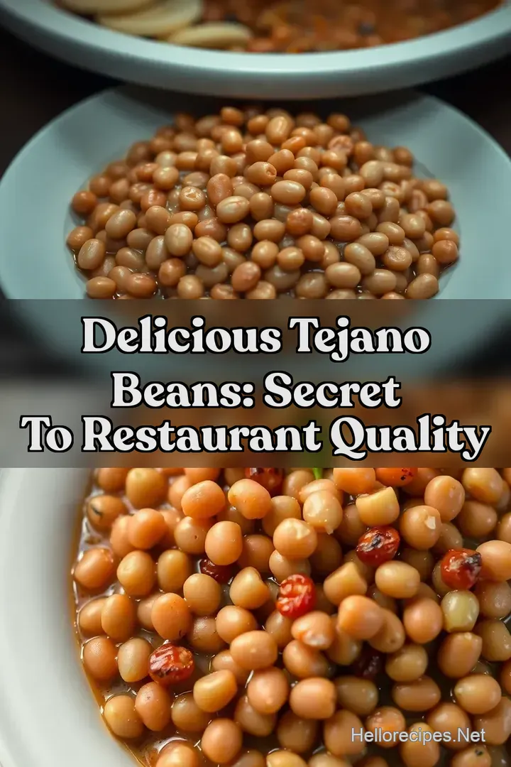 Delicious Tejano Beans: Secret To Restaurant Quality