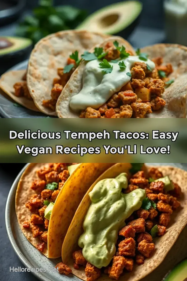 Delicious Tempeh Tacos: Easy Vegan Recipes You ll Love!