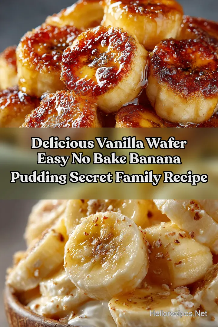 Delicious Vanilla Wafer Easy No Bake Banana Pudding Secret Family Recipe