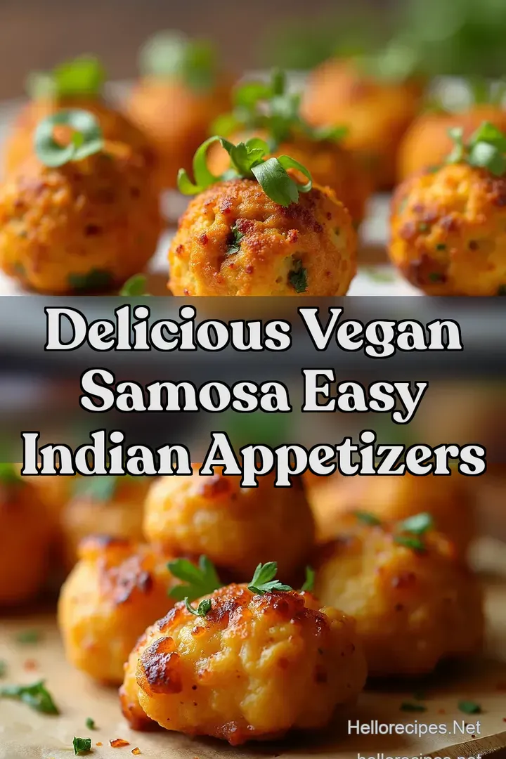 Delicious Vegan Samosa Easy Indian Appetizers
