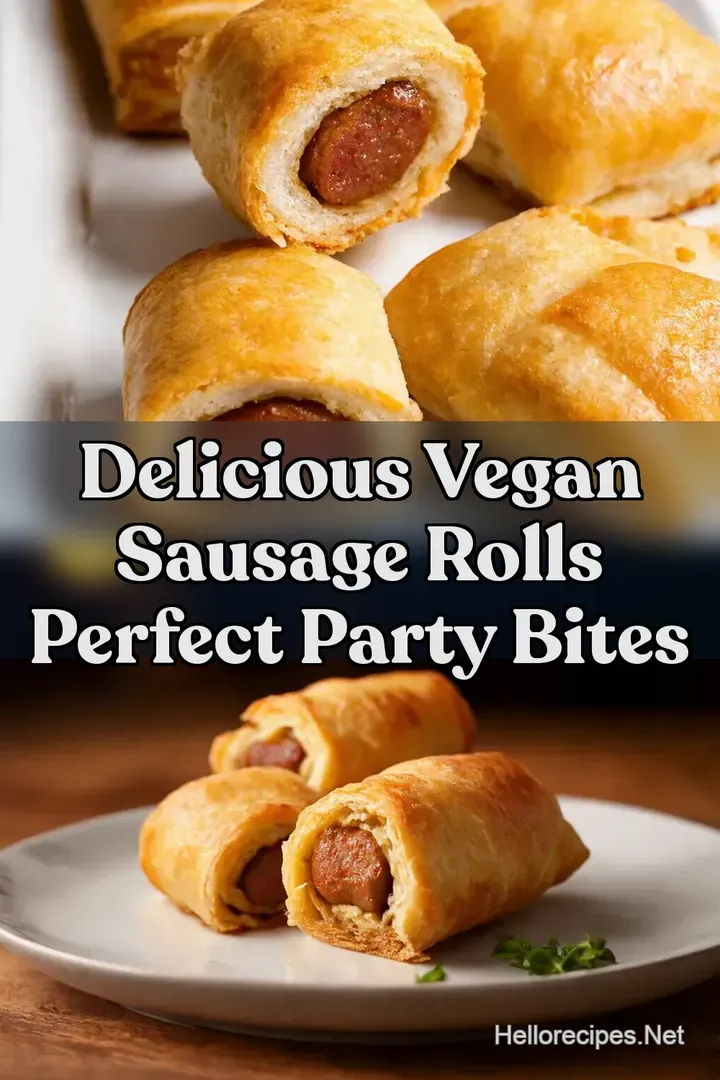 Delicious Vegan Sausage Rolls Perfect Party Bites