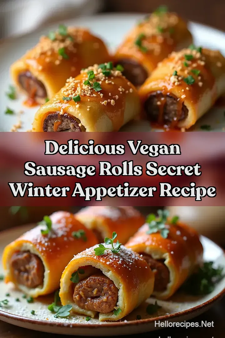 Delicious Vegan Sausage Rolls Secret Winter Appetizer Recipe