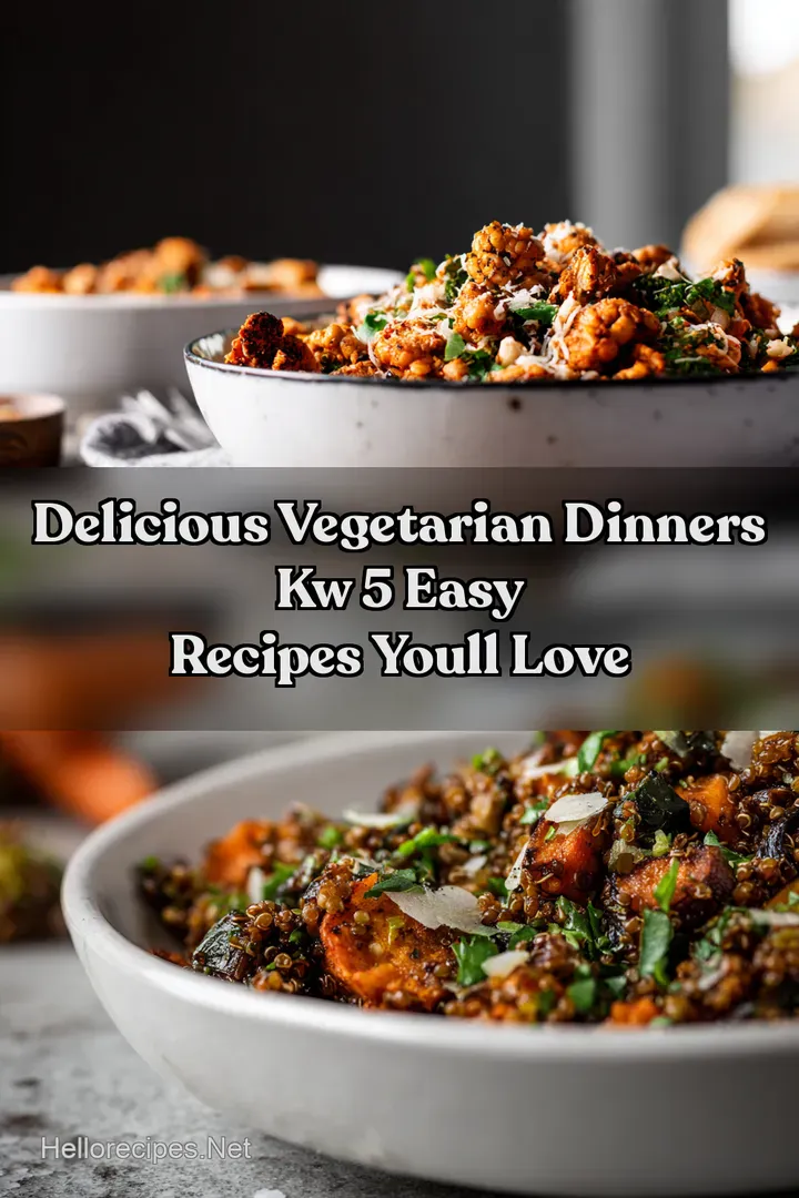 Delicious Vegetarian Dinners kw 5 Easy Recipes Youll Love