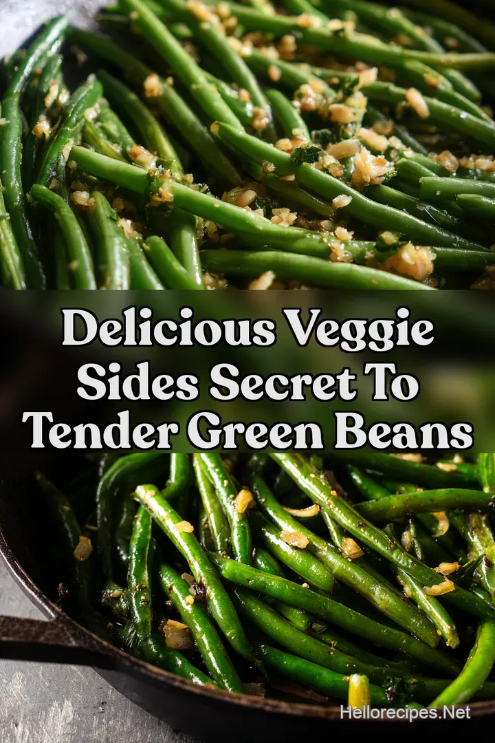 Delicious Veggie Sides Secret To Tender Green Beans