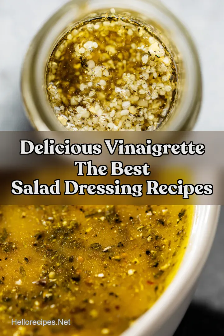 Delicious Vinaigrette THE Best Salad Dressing Recipes