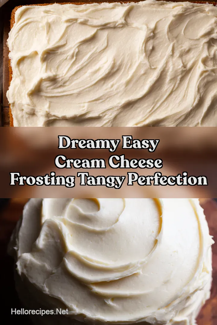 Dreamy Easy Cream Cheese Frosting Tangy Perfection : PIN FOR LATER Dreamy Easy Cream Cheese Frosting Tangy Perfection