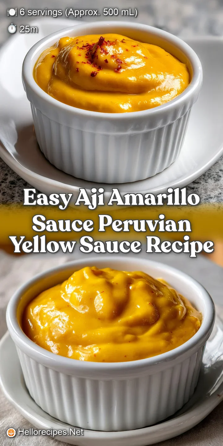 Easy Aji Amarillo Sauce Peruvian Yellow Sauce Recipe