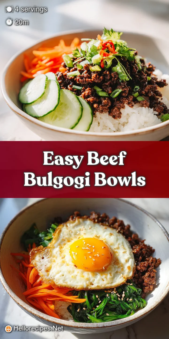 Close-up of tender, marinated bulgogi beef glistening with savory sauce, highlighting the texture and appetizing aroma wit...