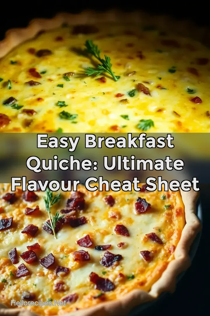 Easy Breakfast Quiche: Ultimate Flavour Cheat Sheet