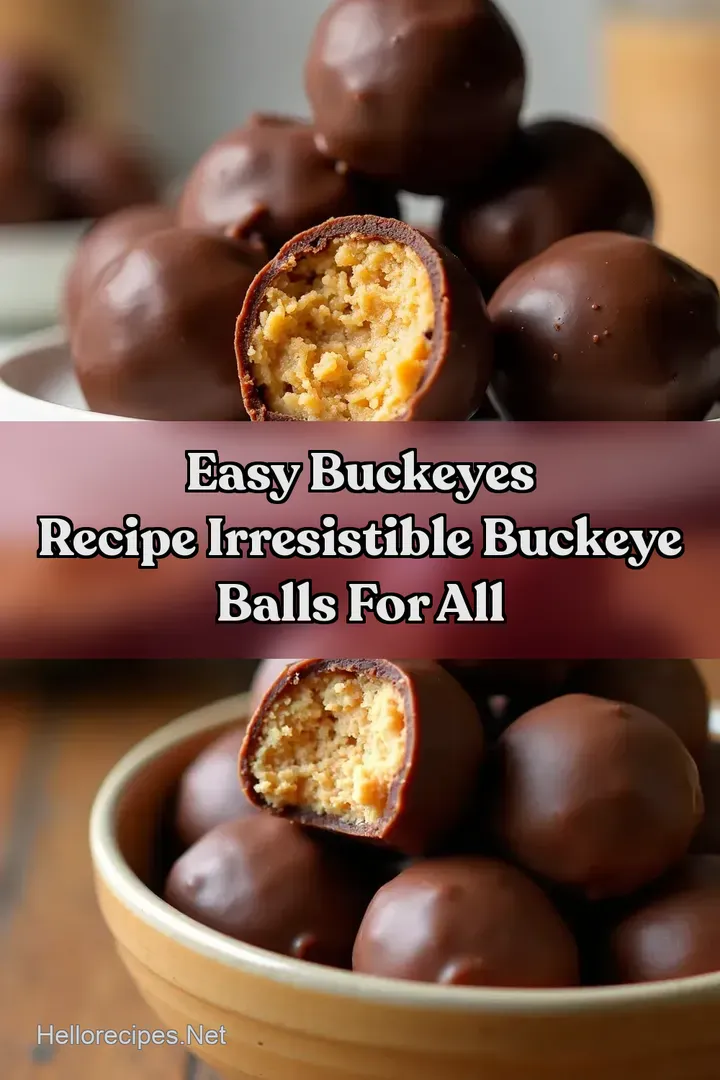 Easy Buckeyes Recipe Irresistible Buckeye Balls for All
