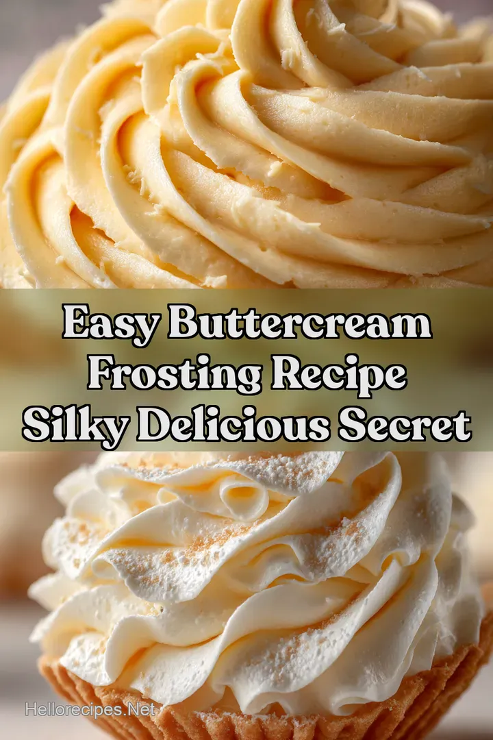 Easy Buttercream Frosting Recipe Silky Delicious Secret