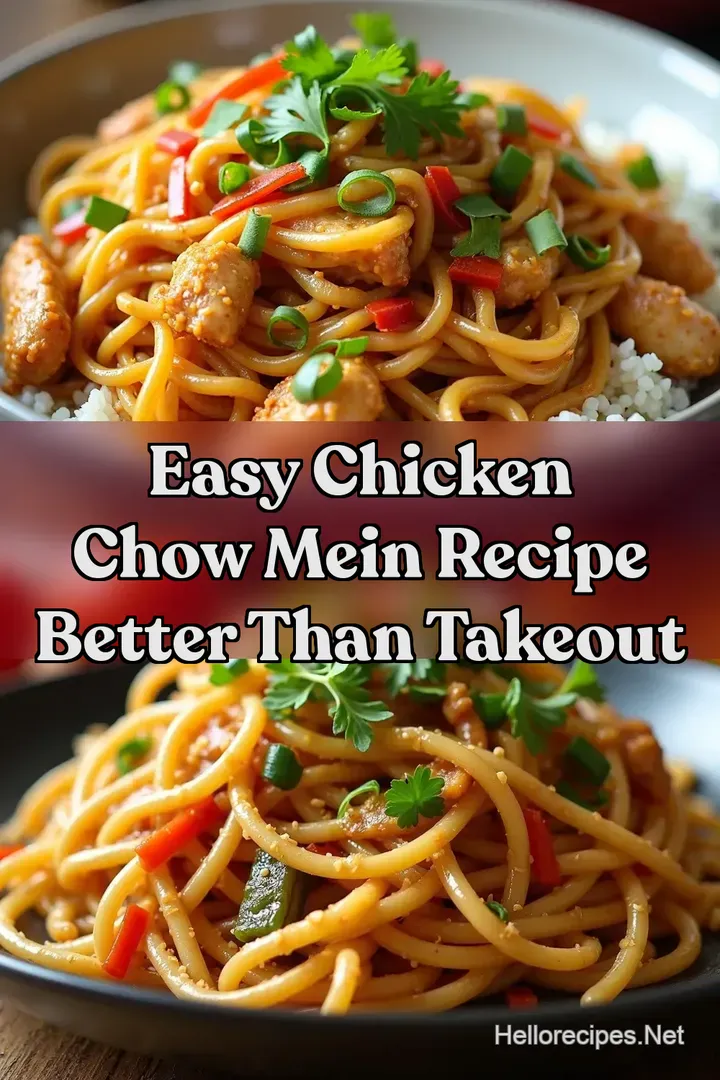 Easy Chicken Chow Mein Recipe Better Than Takeout