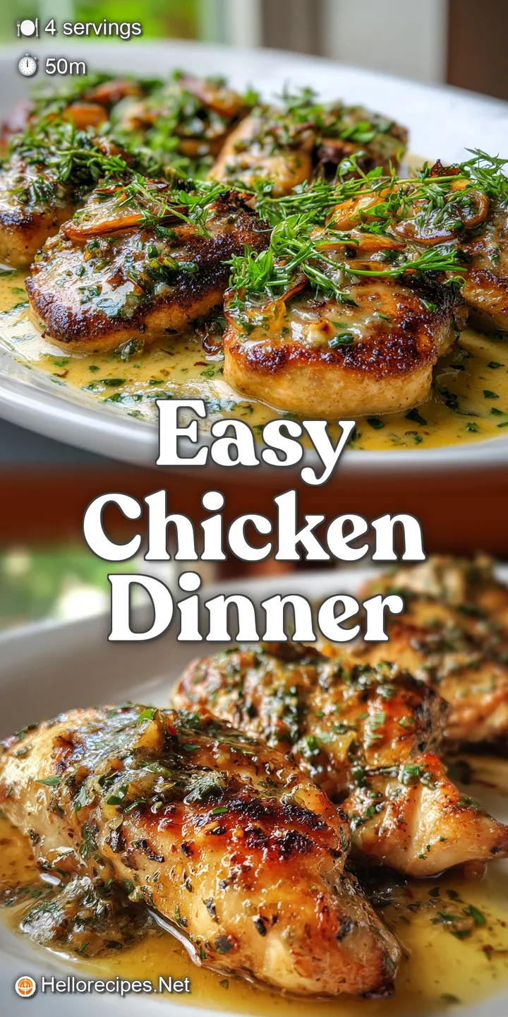 Close-up of juicy roasted chicken glistening with savory pan sauce, showcasing the texture of the crispy skin.