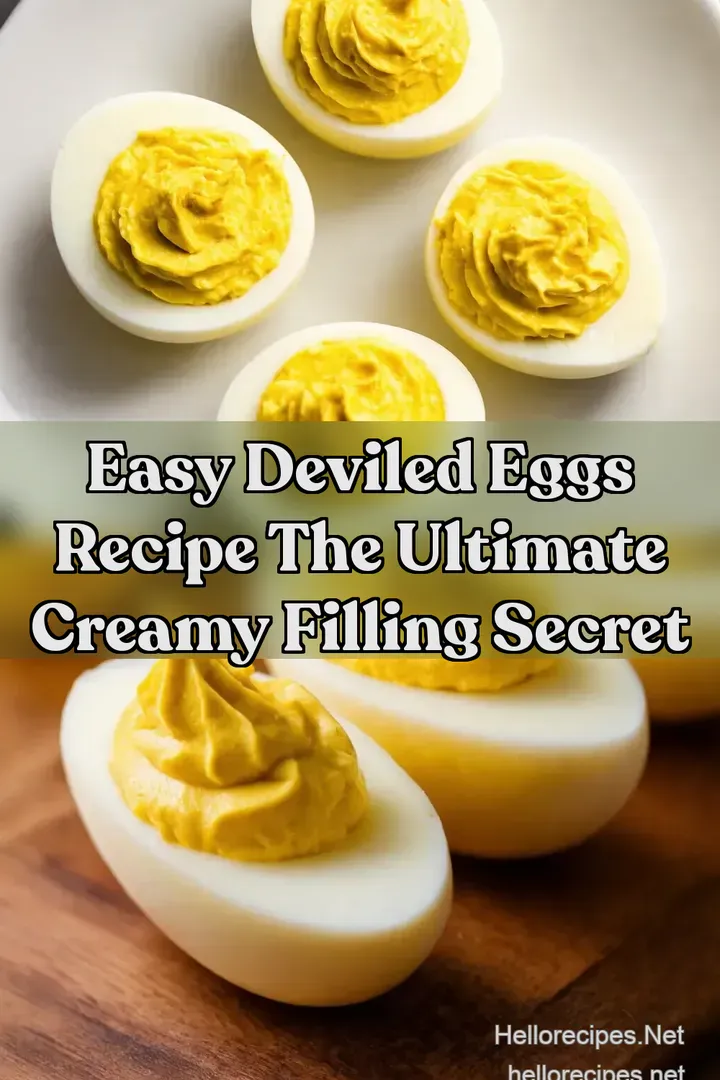 Easy Deviled Eggs Recipe The Ultimate Creamy Filling Secret