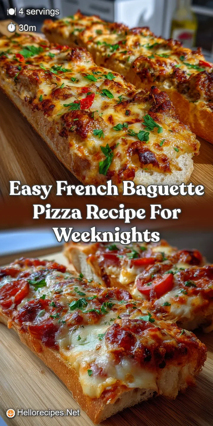 Easy French Baguette Pizza Recipe for Weeknights