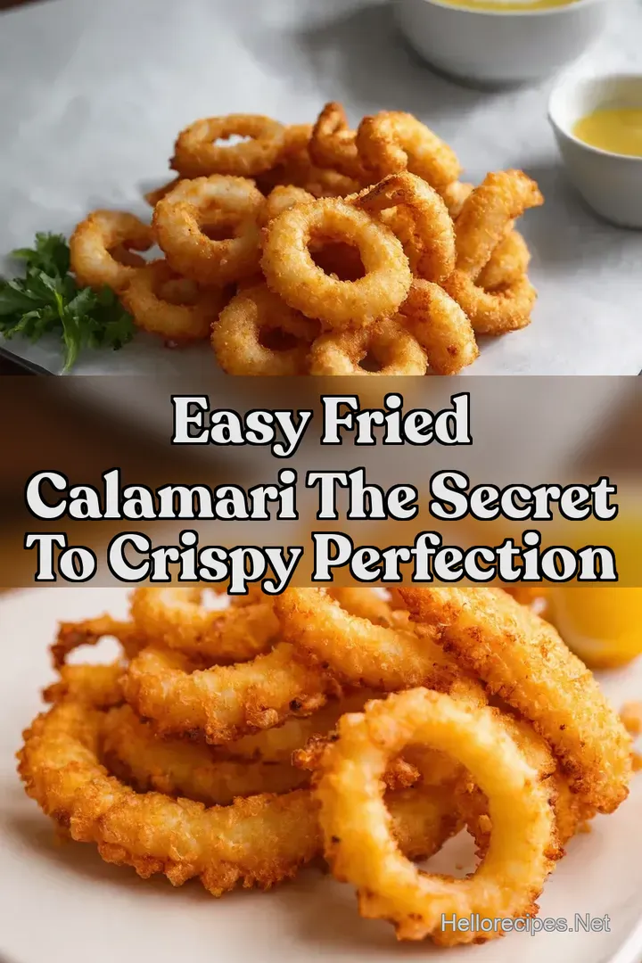 Easy Fried Calamari The Secret to Crispy Perfection