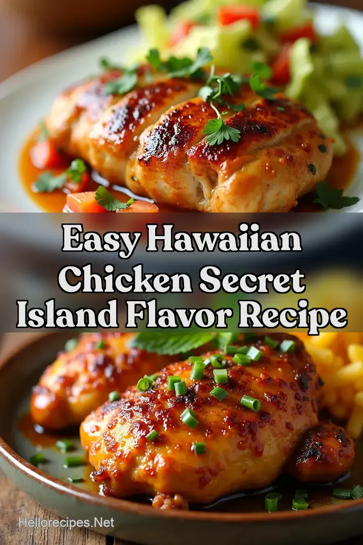 Easy Hawaiian Chicken Secret Island Flavor Recipe