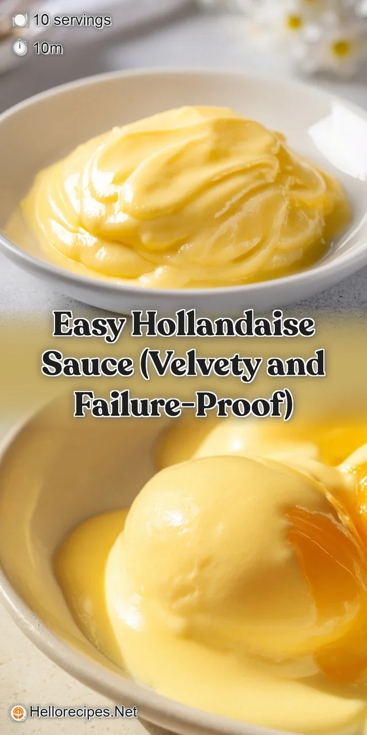 Close-up of glossy, thick yellow emulsion swirling in a glass bowl with a sprig of fresh parsley on top.