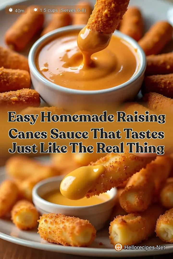 Easy Homemade Raising Canes Sauce That Tastes Just Like The Real Thing