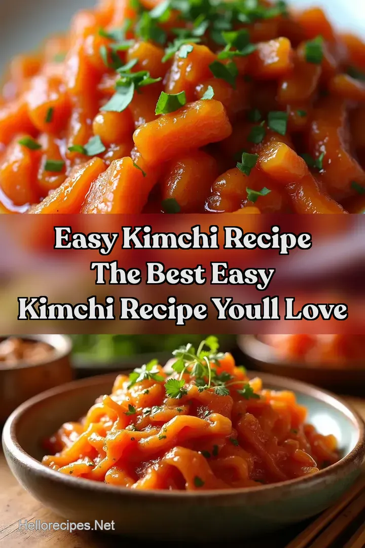 Easy Kimchi Recipe The Best Easy Kimchi Recipe Youll Love