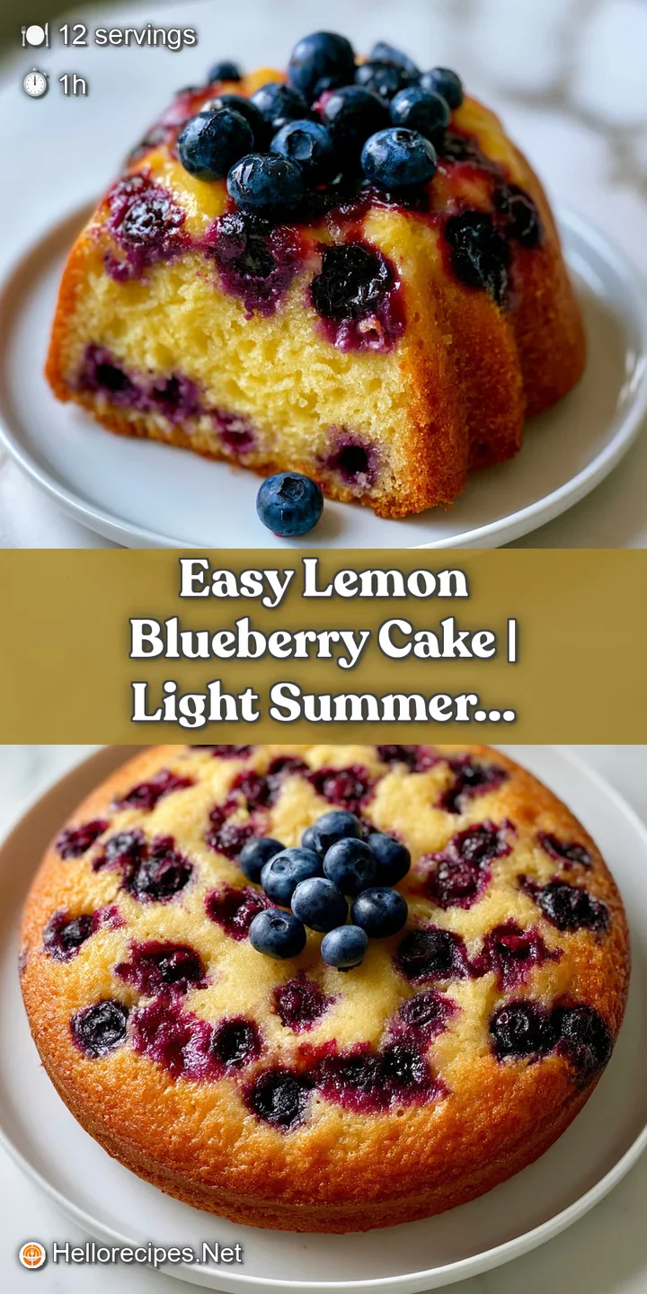 Close-up of moist golden cake crumbs and juicy purple blueberries dripping with a sweet white sugar glaze.
