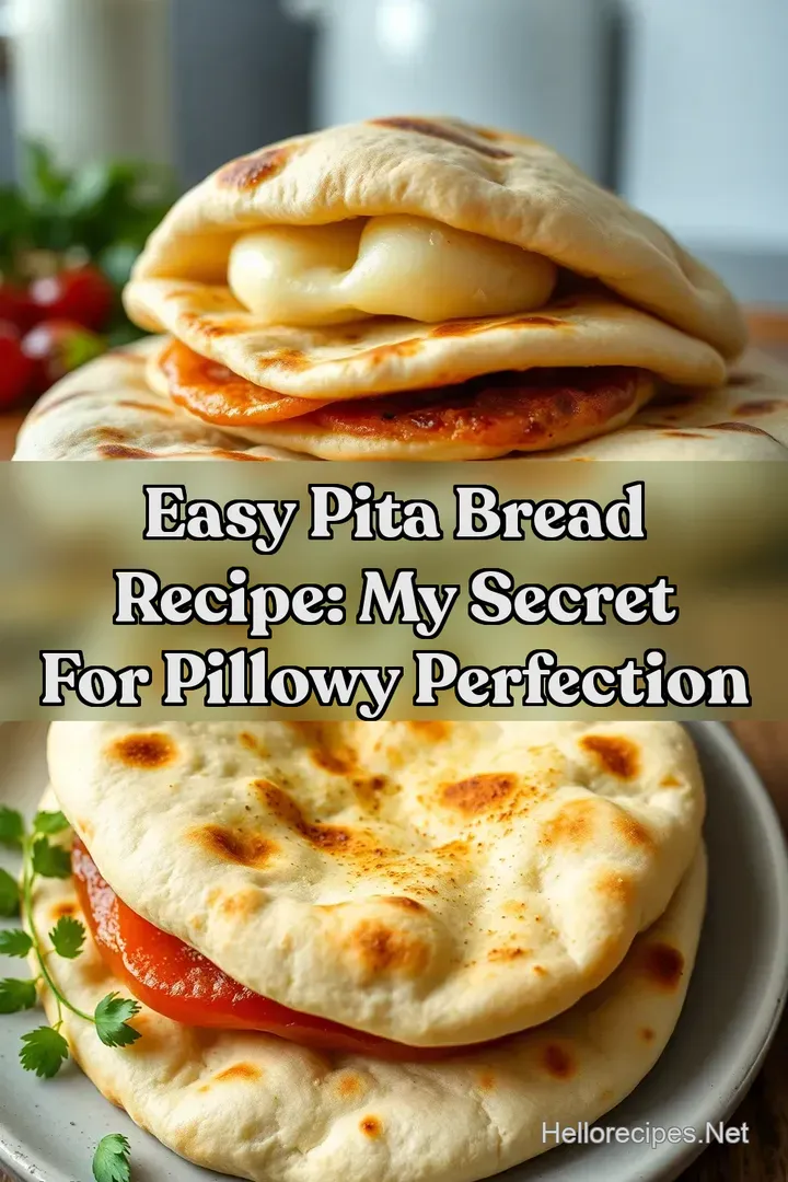 Easy Pita Bread Recipe: My Secret For Pillowy Perfection : PIN FOR LATER Easy Pita Bread Recipe: My Secret For Pillowy Perfection