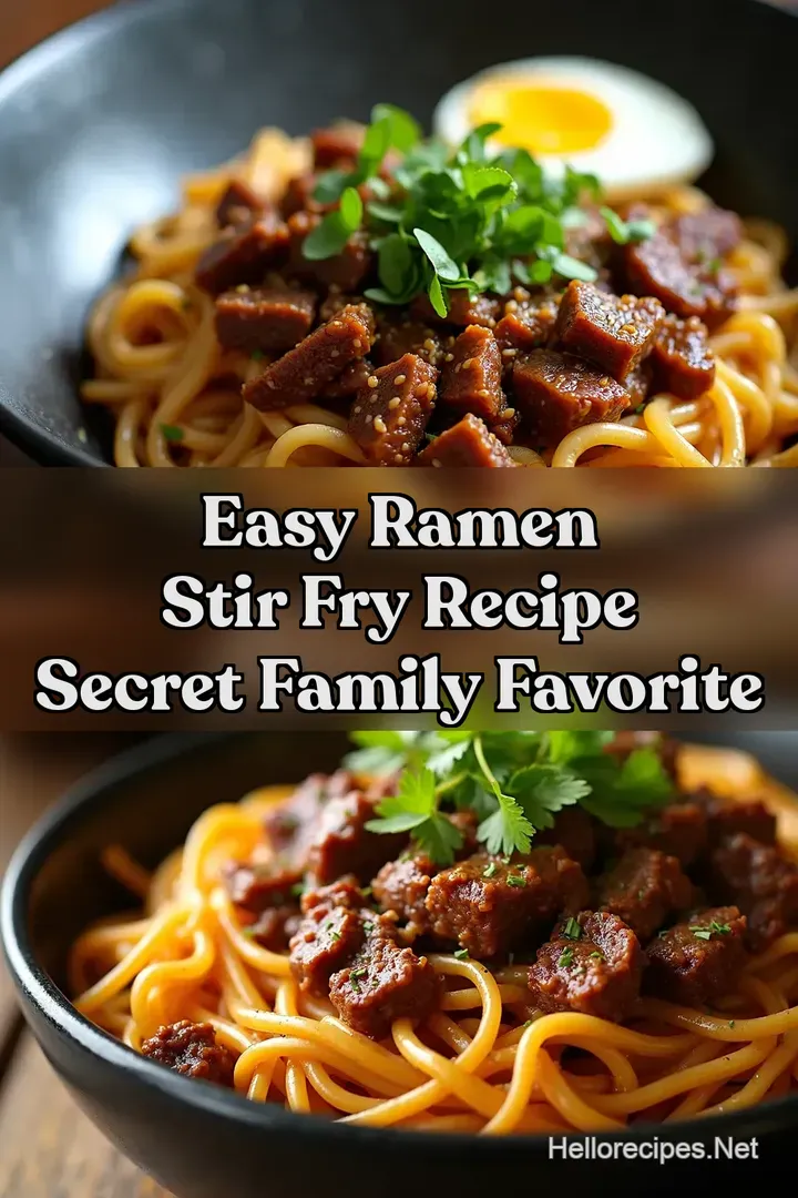 Easy Ramen Stir Fry Recipe Secret Family Favorite