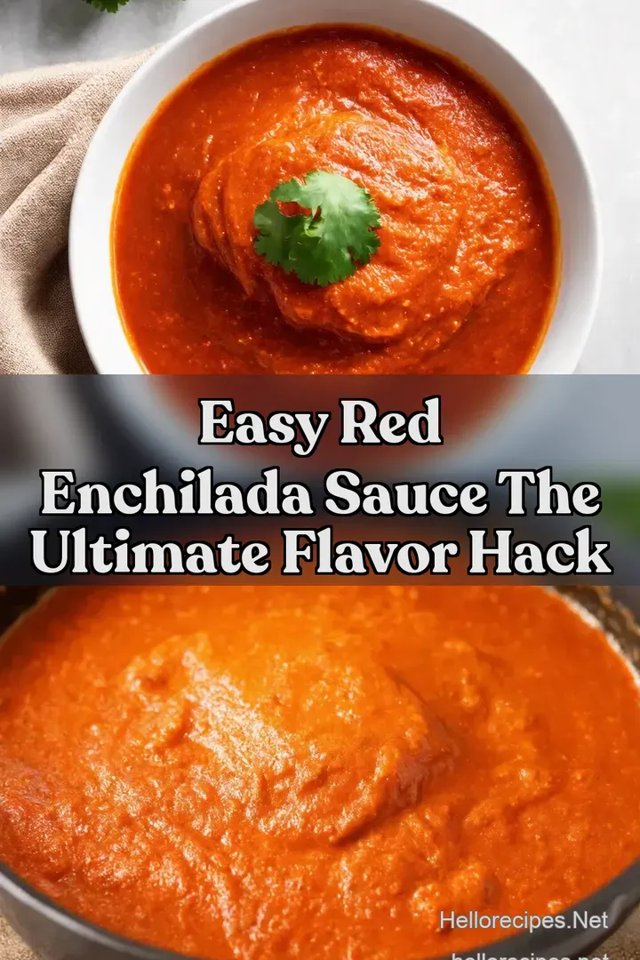 Easy Red Enchilada Sauce The Ultimate Flavor Hack