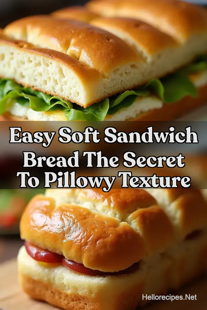 Easy Soft Sandwich Bread The Secret to Pillowy Texture