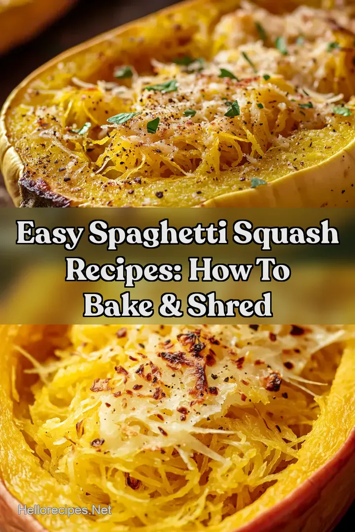 Easy Spaghetti Squash Recipes: How to Bake & Shred