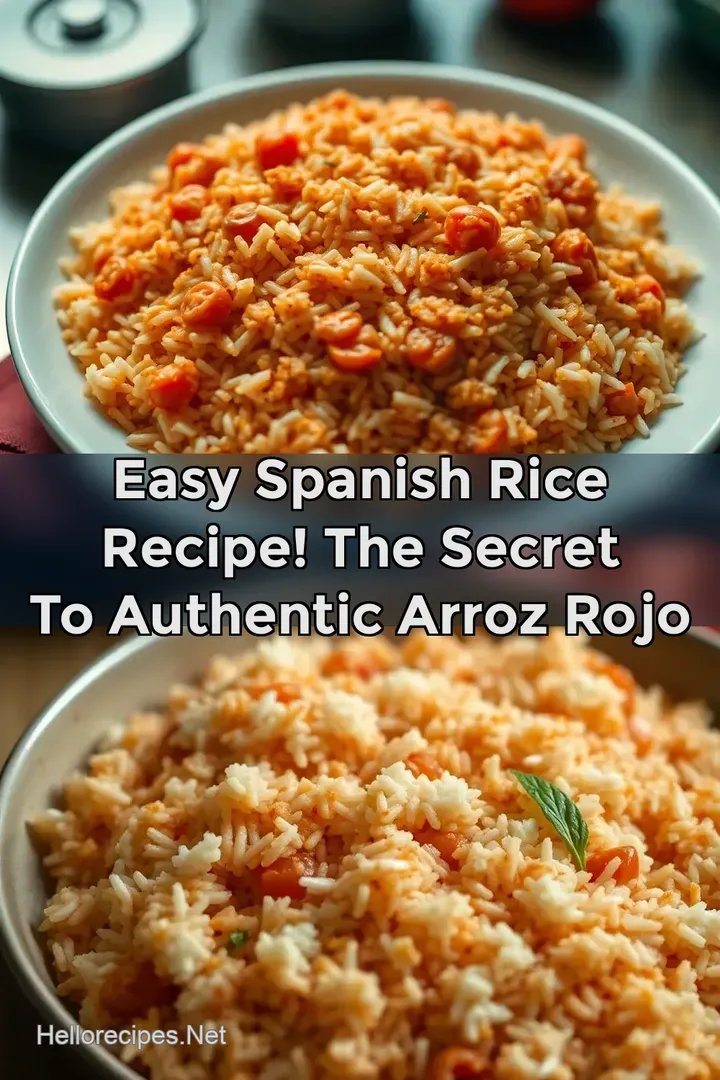 Easy Spanish Rice Recipe! The Secret to Authentic Arroz Rojo
