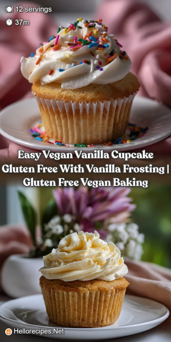 Close-up of a single cupcake, highlighting the moist, airy crumb and the thick, luscious vanilla frosting's inviting texture.