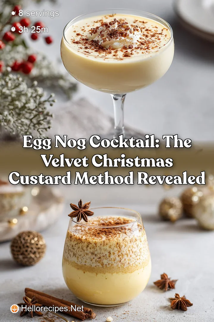 Egg Nog Cocktail: The Velvet Christmas Custard Method Revealed