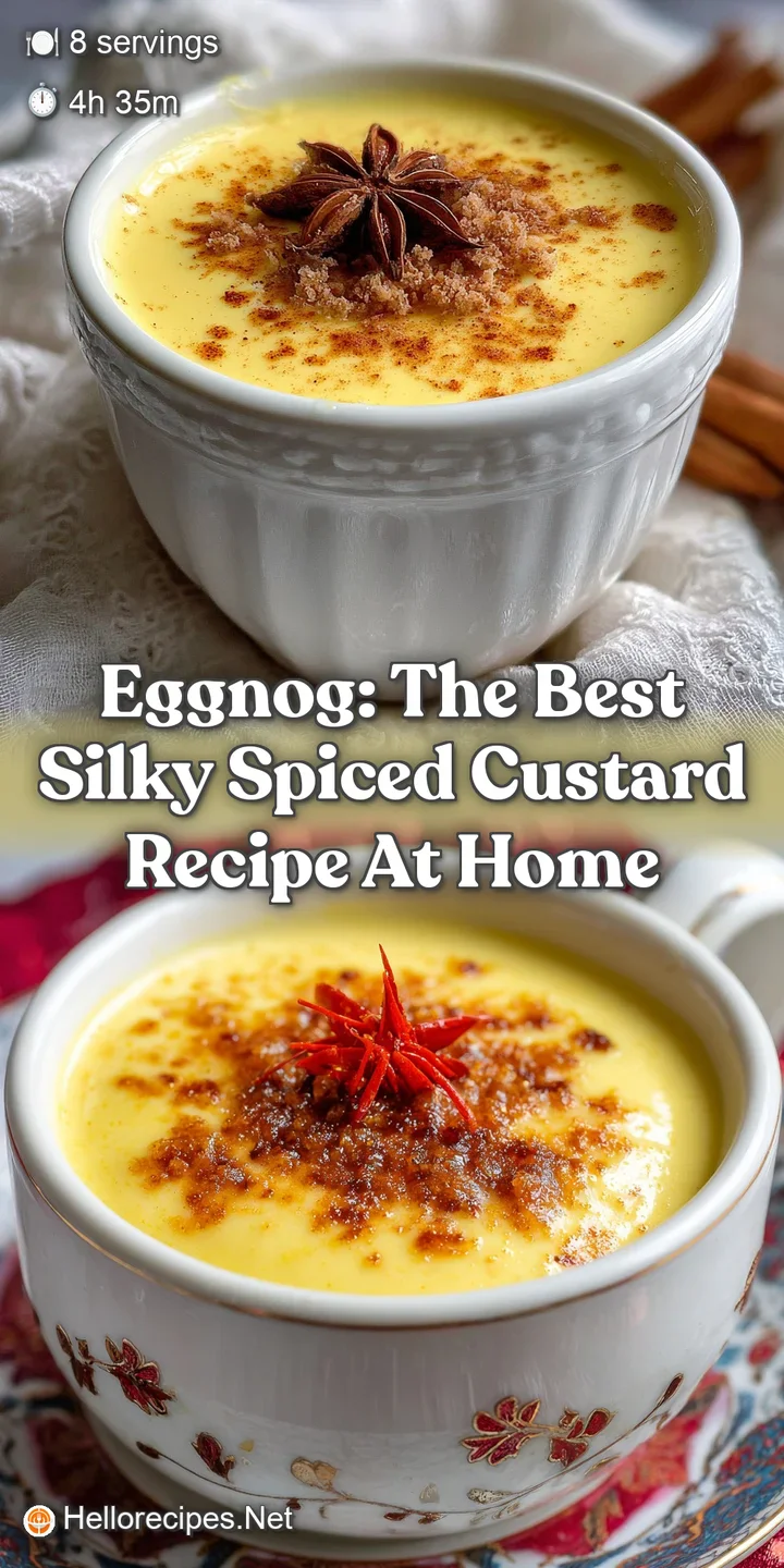 Eggnog: The Best Silky Spiced Custard Recipe at Home