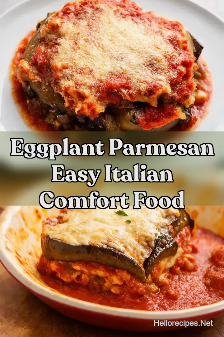Eggplant Parmesan Easy Italian Comfort Food