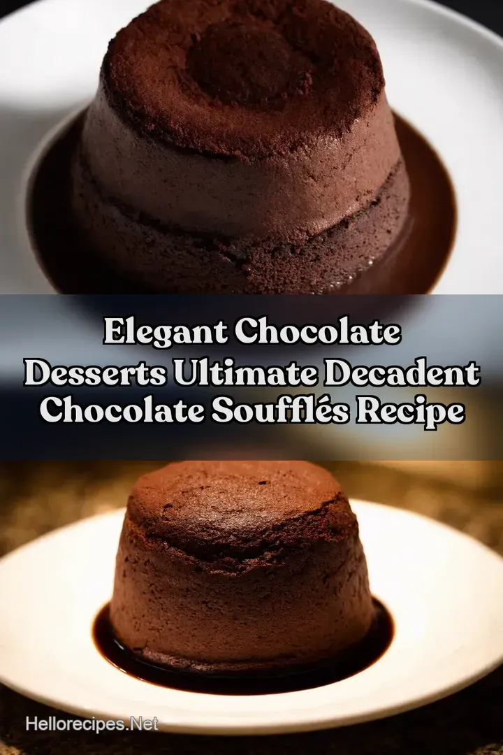 Elegant Chocolate Desserts Ultimate Decadent Chocolate Souffl&eacute;s Recipe