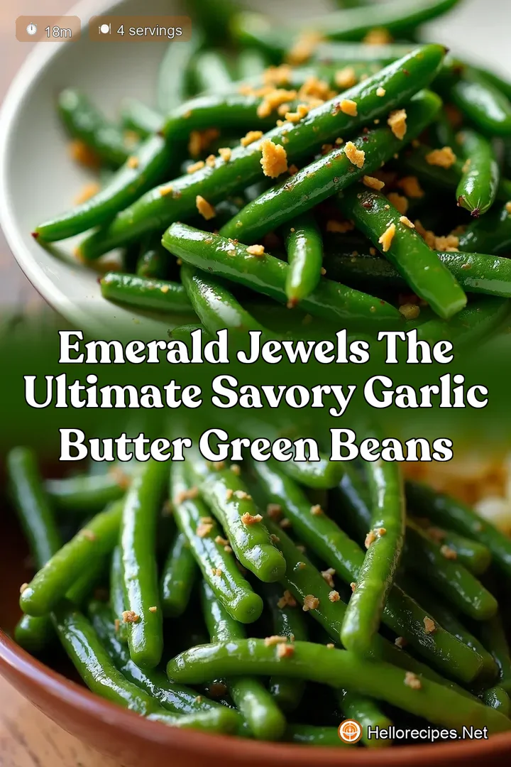 Emerald Jewels The Ultimate Savory Garlic Butter Green Beans