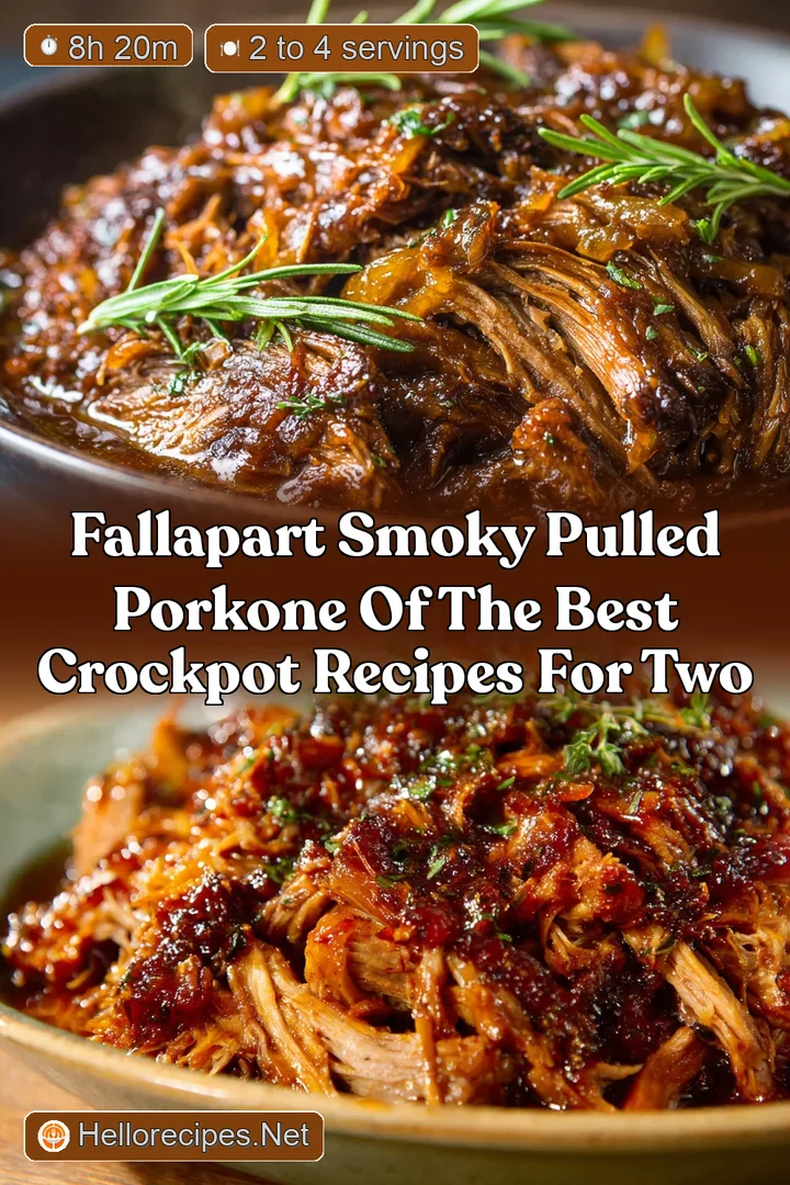 FallApart Smoky Pulled PorkOne of the Best CrockPot Recipes for Two