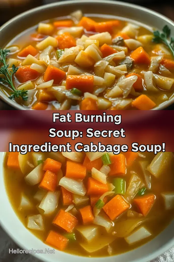 Fat Burning Soup: Secret Ingredient Cabbage Soup!
