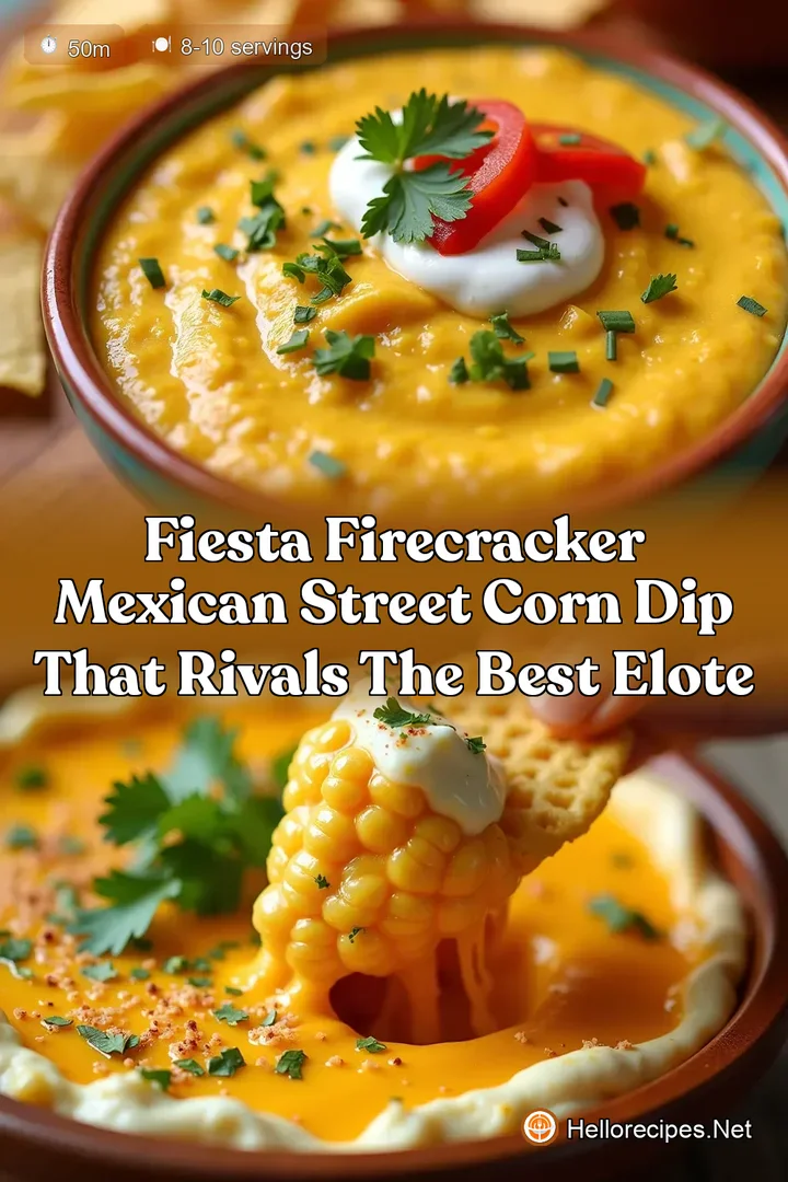 Fiesta Firecracker Mexican Street Corn Dip That Rivals the Best Elote