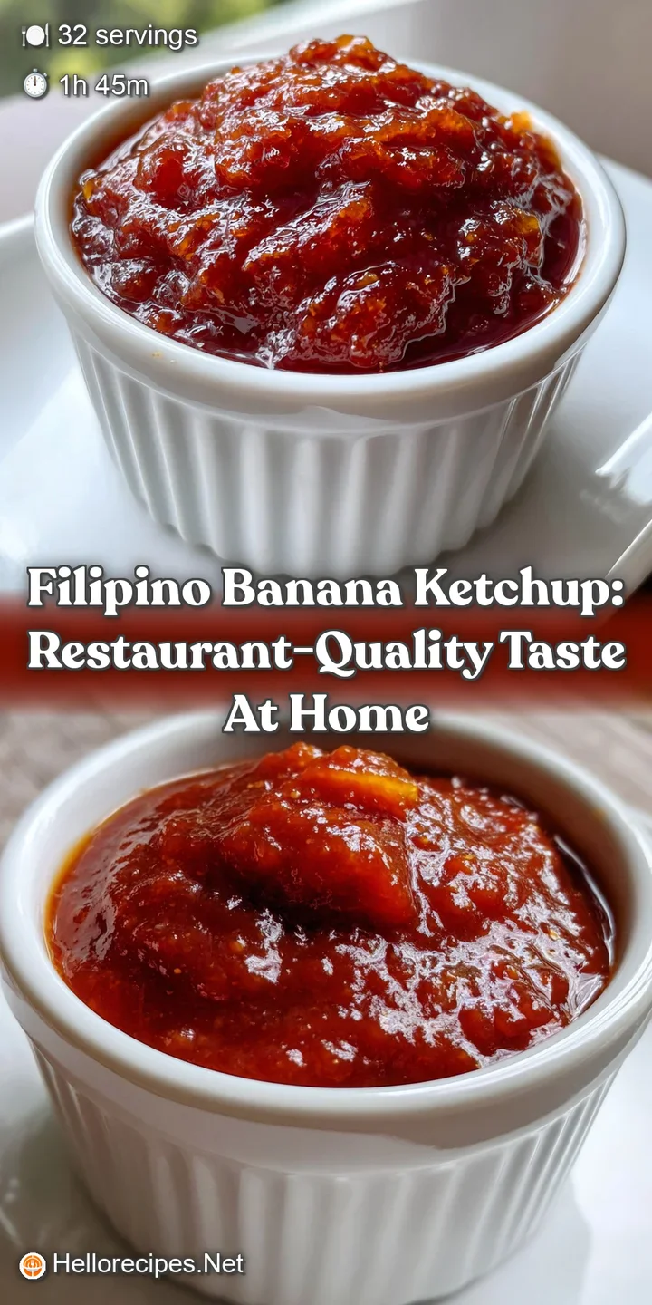 Filipino Banana Ketchup: Restaurant-Quality Taste at Home