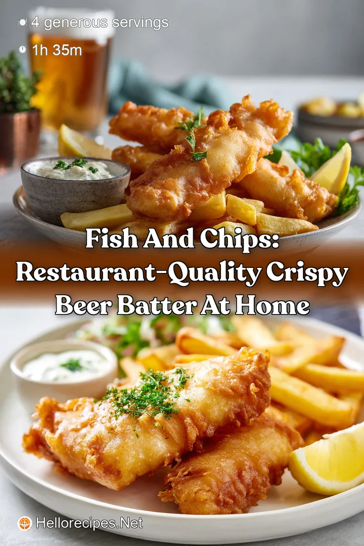 Fish and Chips: Restaurant-Quality Crispy Beer Batter at Home