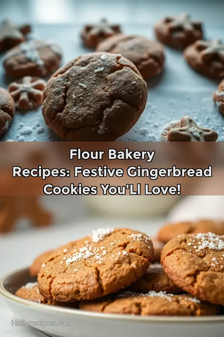 Flour Bakery Recipes: Festive Gingerbread Cookies You ll Love!