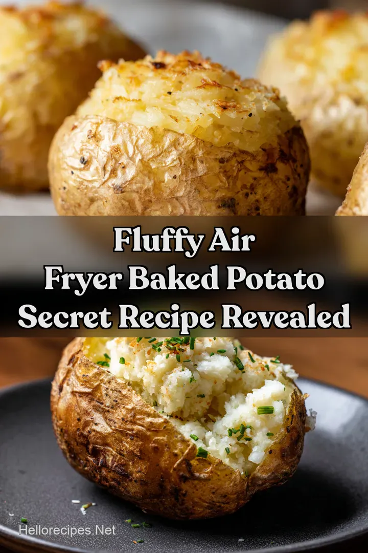Fluffy Air Fryer Baked Potato Secret Recipe Revealed
