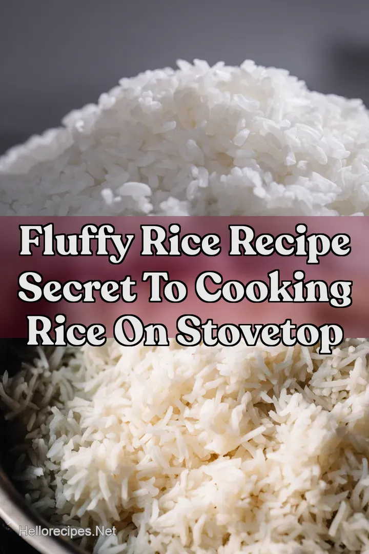 Fluffy Rice Recipe Secret to Cooking Rice On Stovetop